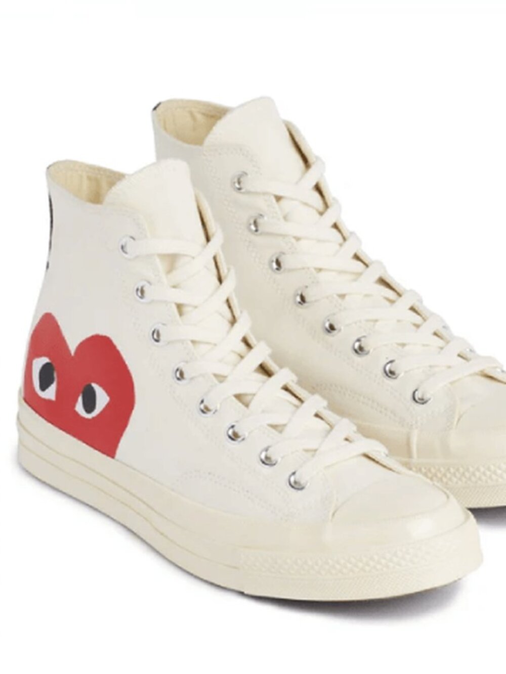 Comme des Garçons PLAY x Converse Chuck 70 Big Heart High Tops Size 11